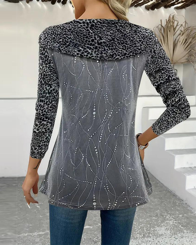 Naira™ | Leopardenprint Oberteil