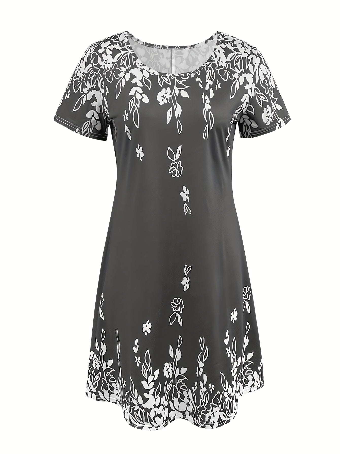 Geblümtes Vintage-Kleid
