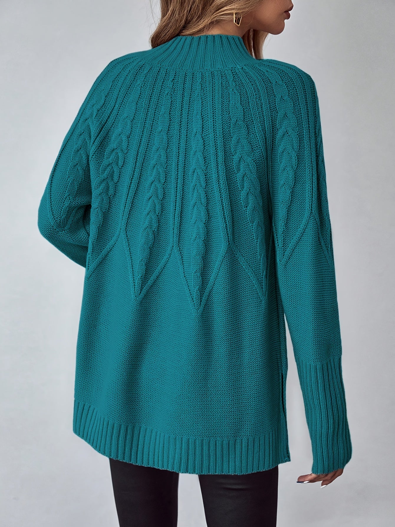 Liliane™ | Lavendelfarbener Rundhalspullover