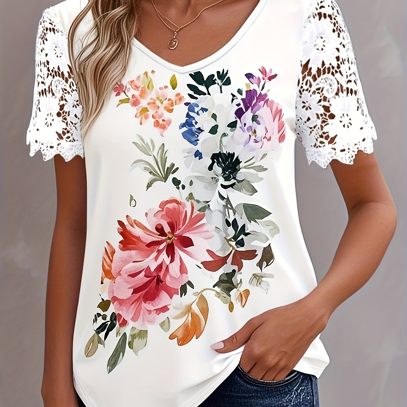 T-Shirt BlütenSpitze