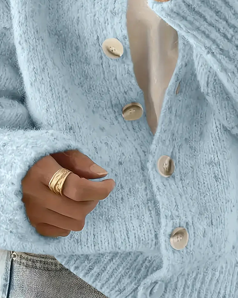 Noelle™ | Lässige Strickjacke mit Knöpfen