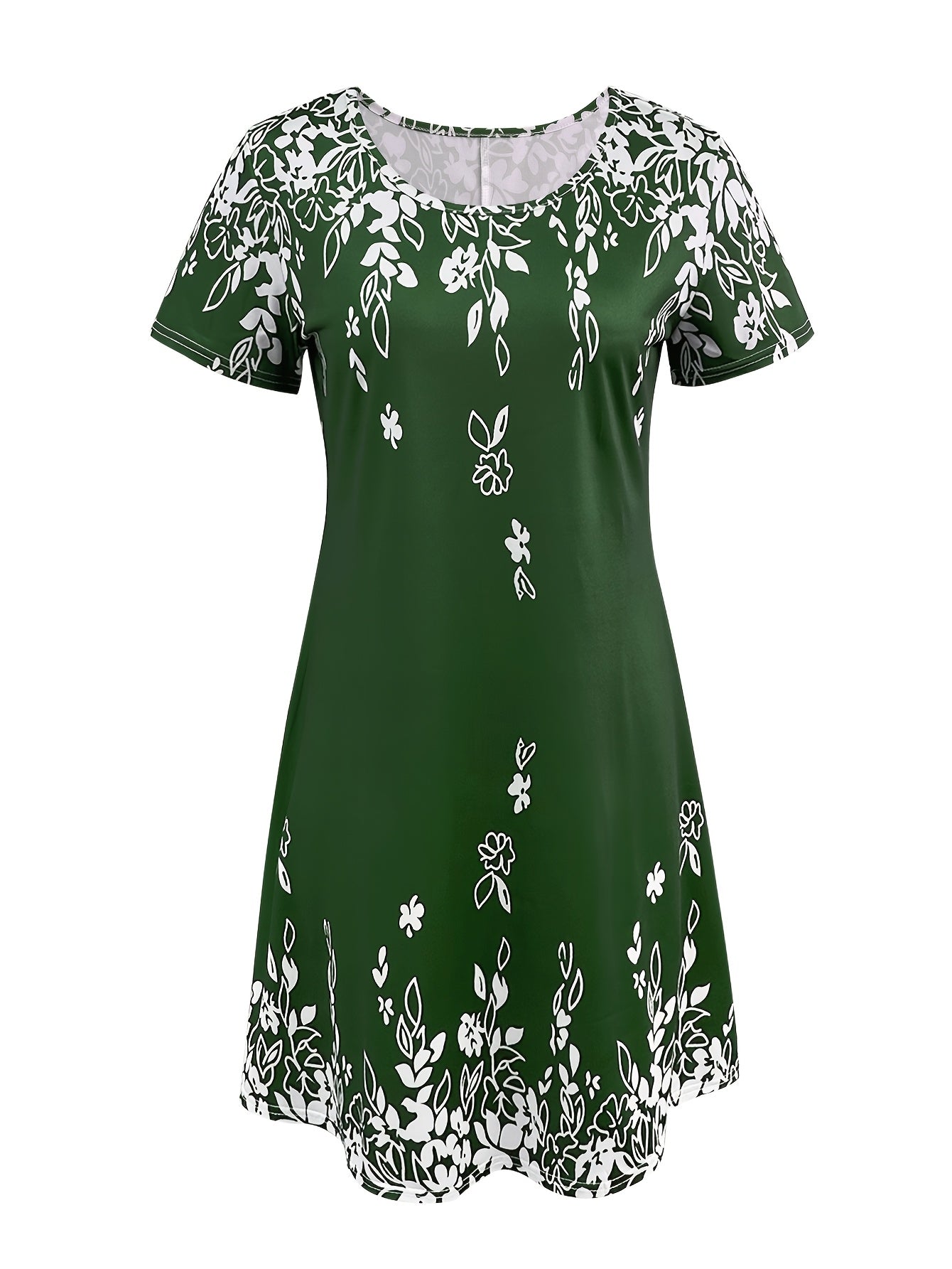 Geblümtes Vintage-Kleid