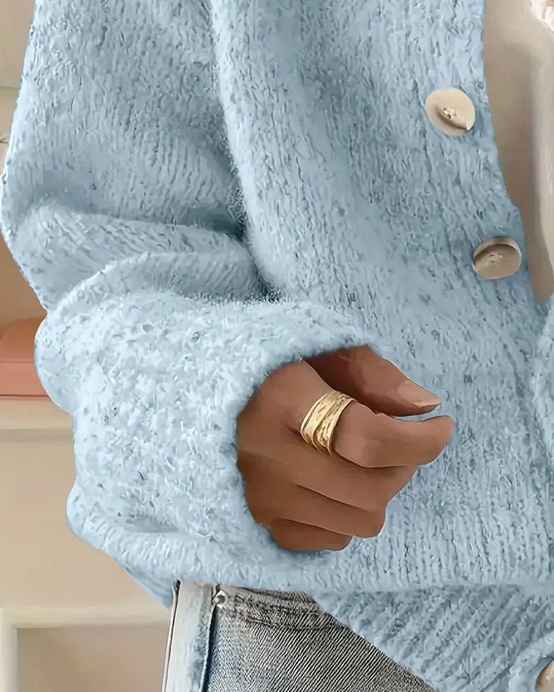 Noelle™ | Lässige Strickjacke mit Knöpfen