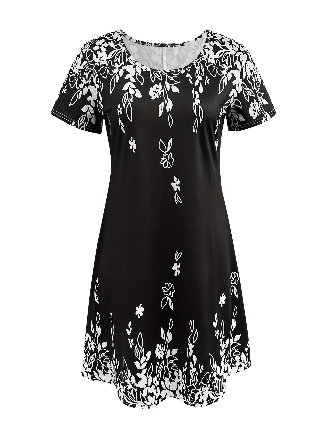 Geblümtes Vintage-Kleid