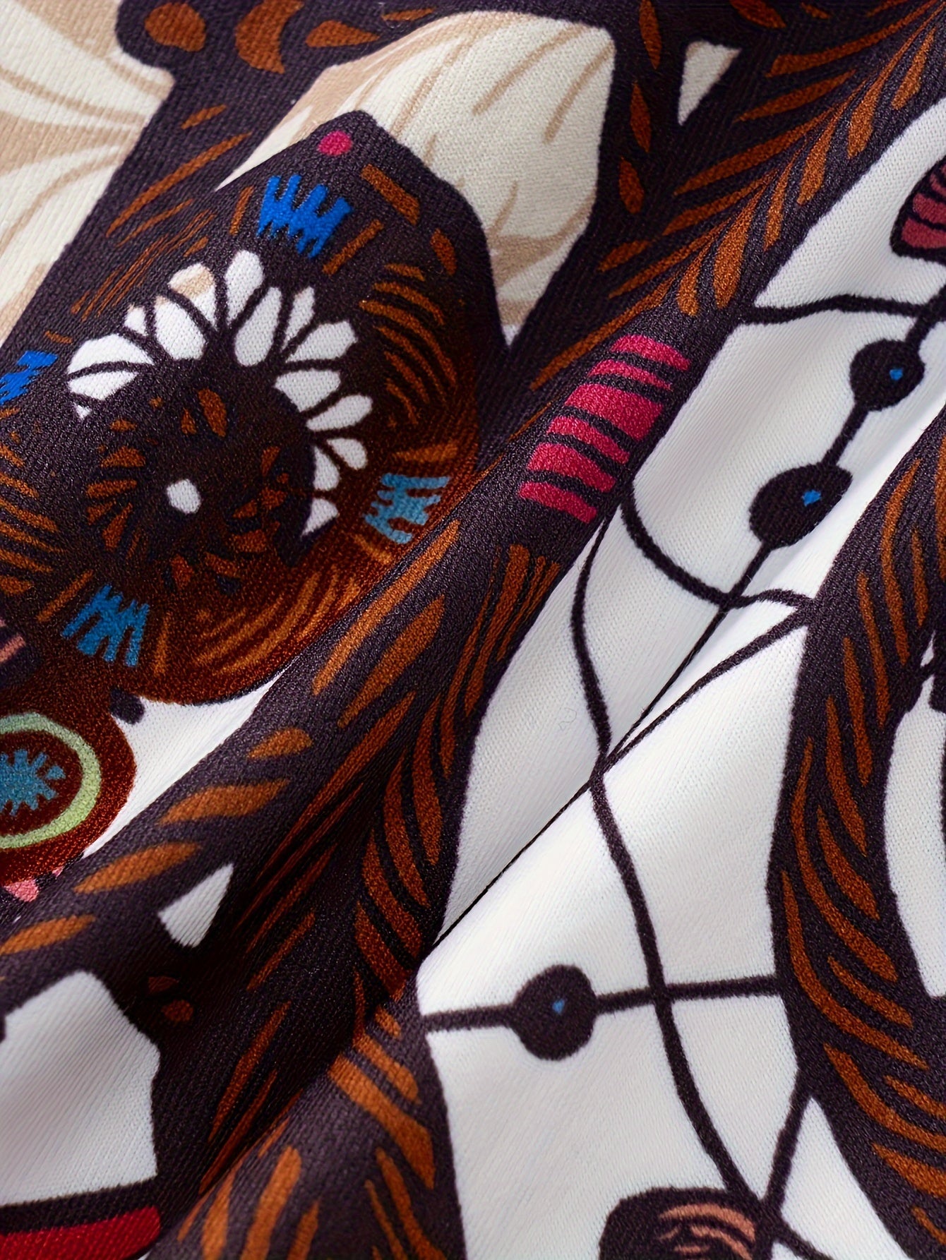 Zamira™ | Langes Bohemian-Kleid mit geometrischem Muster