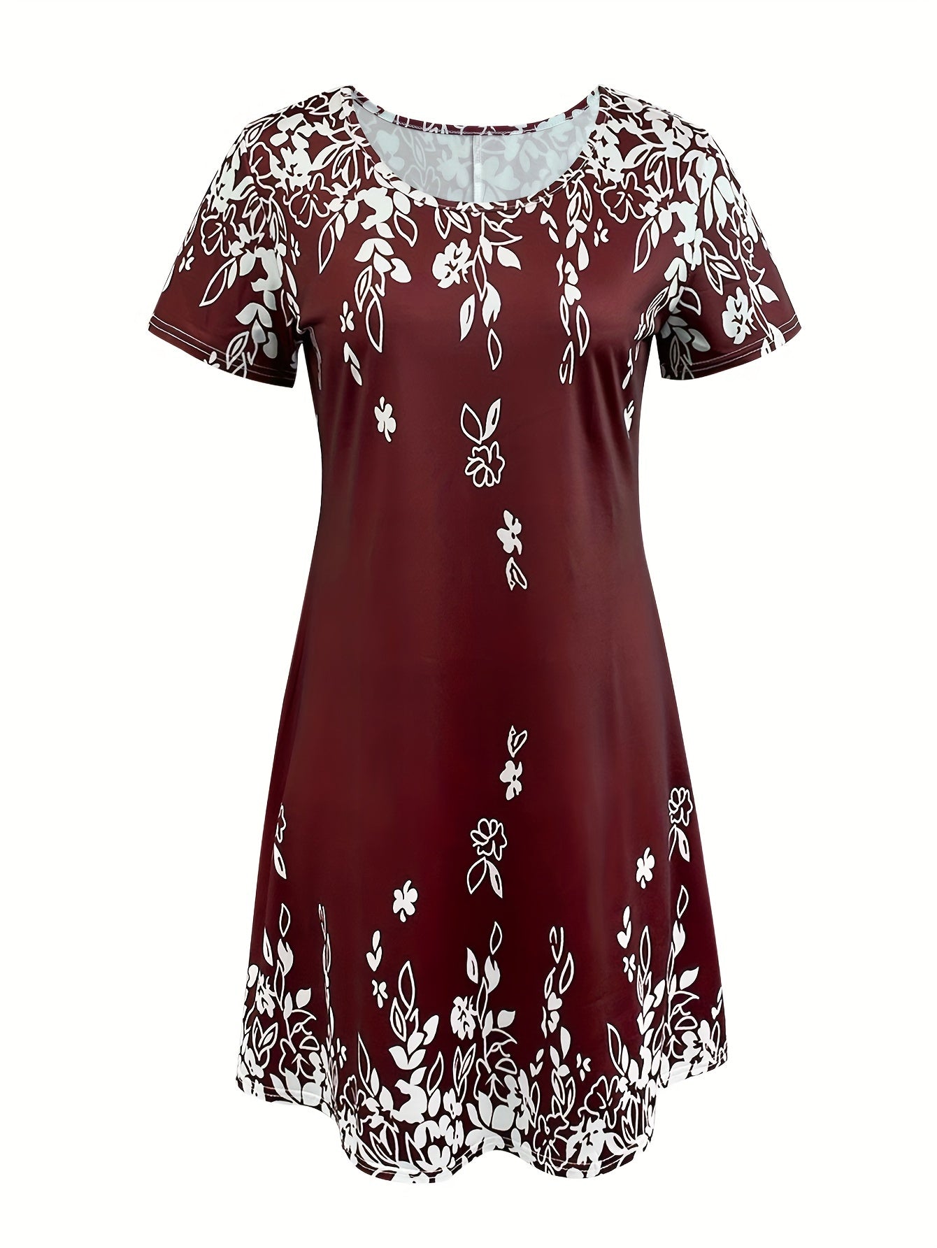 Geblümtes Vintage-Kleid