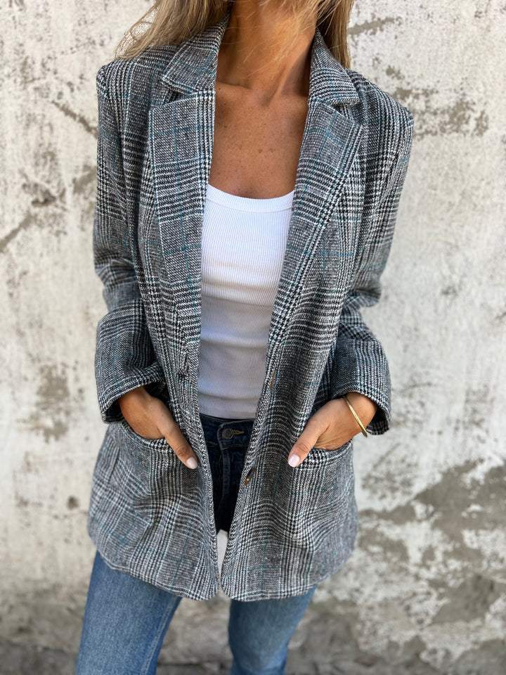 Clarette™ | lässiger karierter Blazer