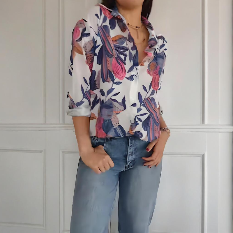 Neriah™ | chemise à imprimé plantes