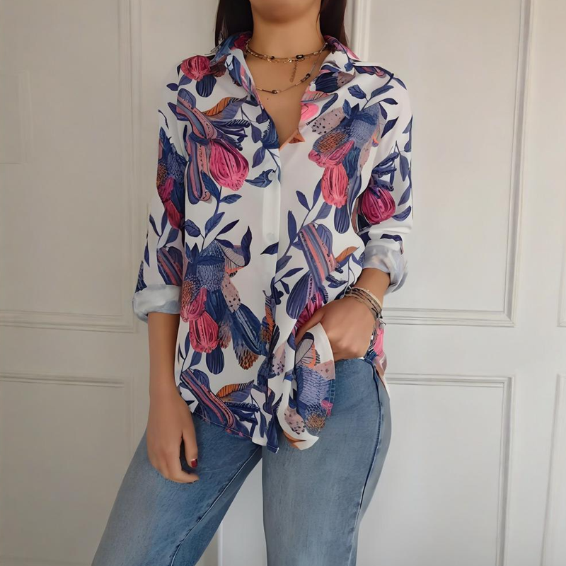 Neriah™ | chemise à imprimé plantes