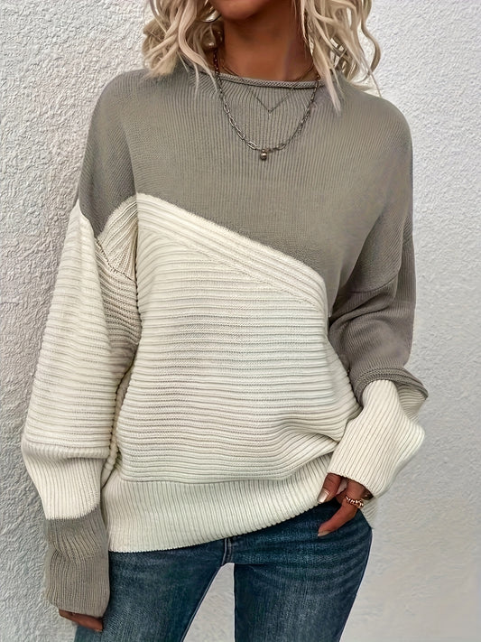 Celina™ | Pullover mit geometrischem Zopfmuster