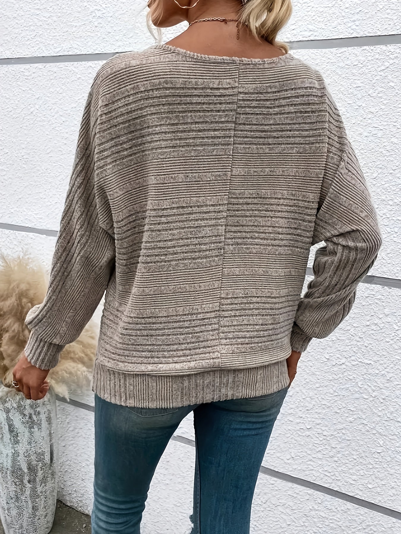 Amelia™ | eleganter Fledermauspullover mit Reißverschluss