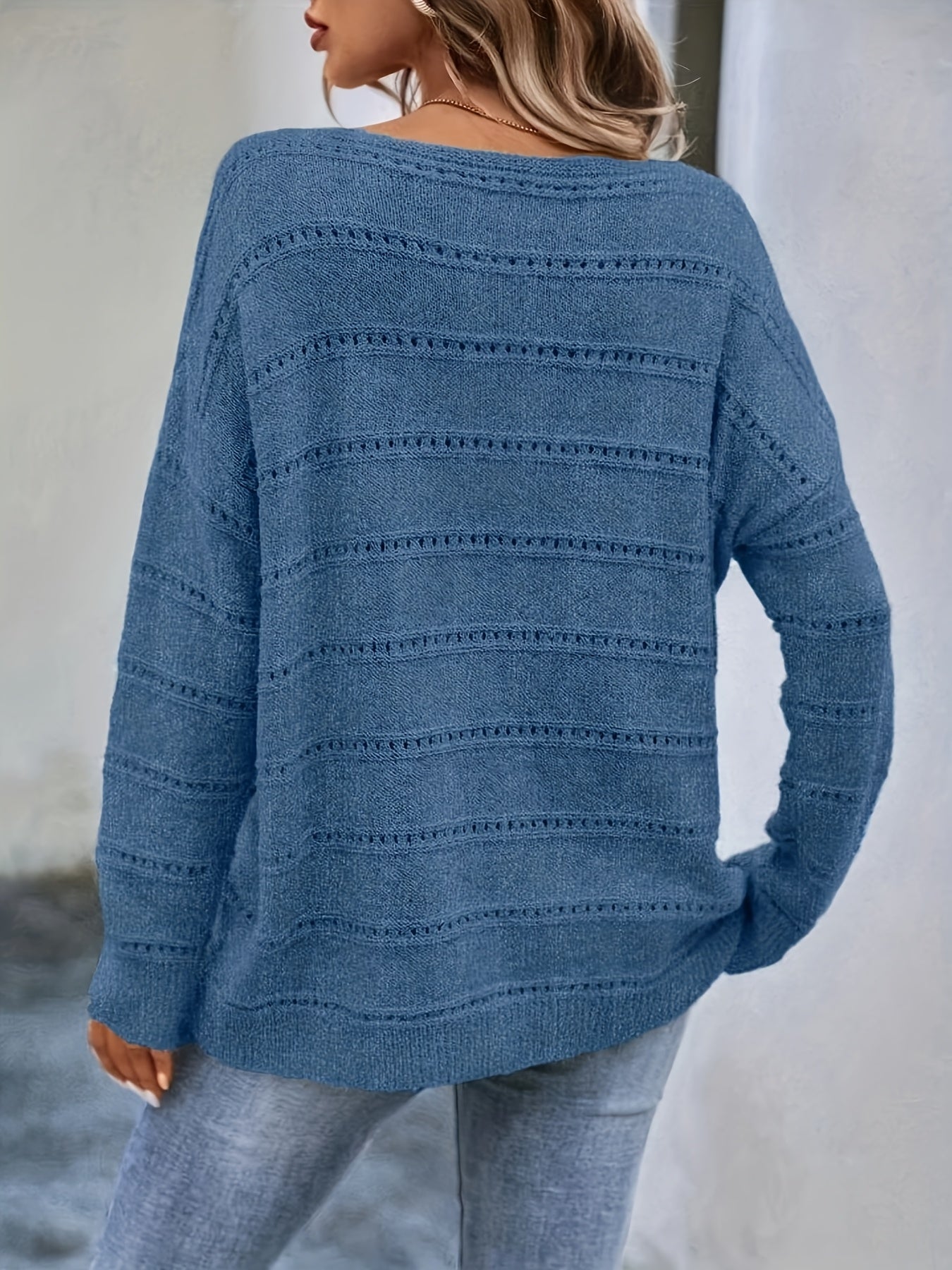 Selina™ | olivgrüner, lässiger Pullover