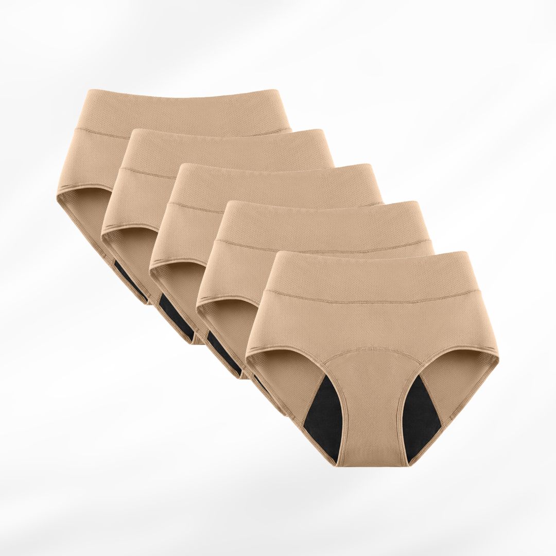 Aurietta SecureSilk Leakproof Underwear – 5 Pack