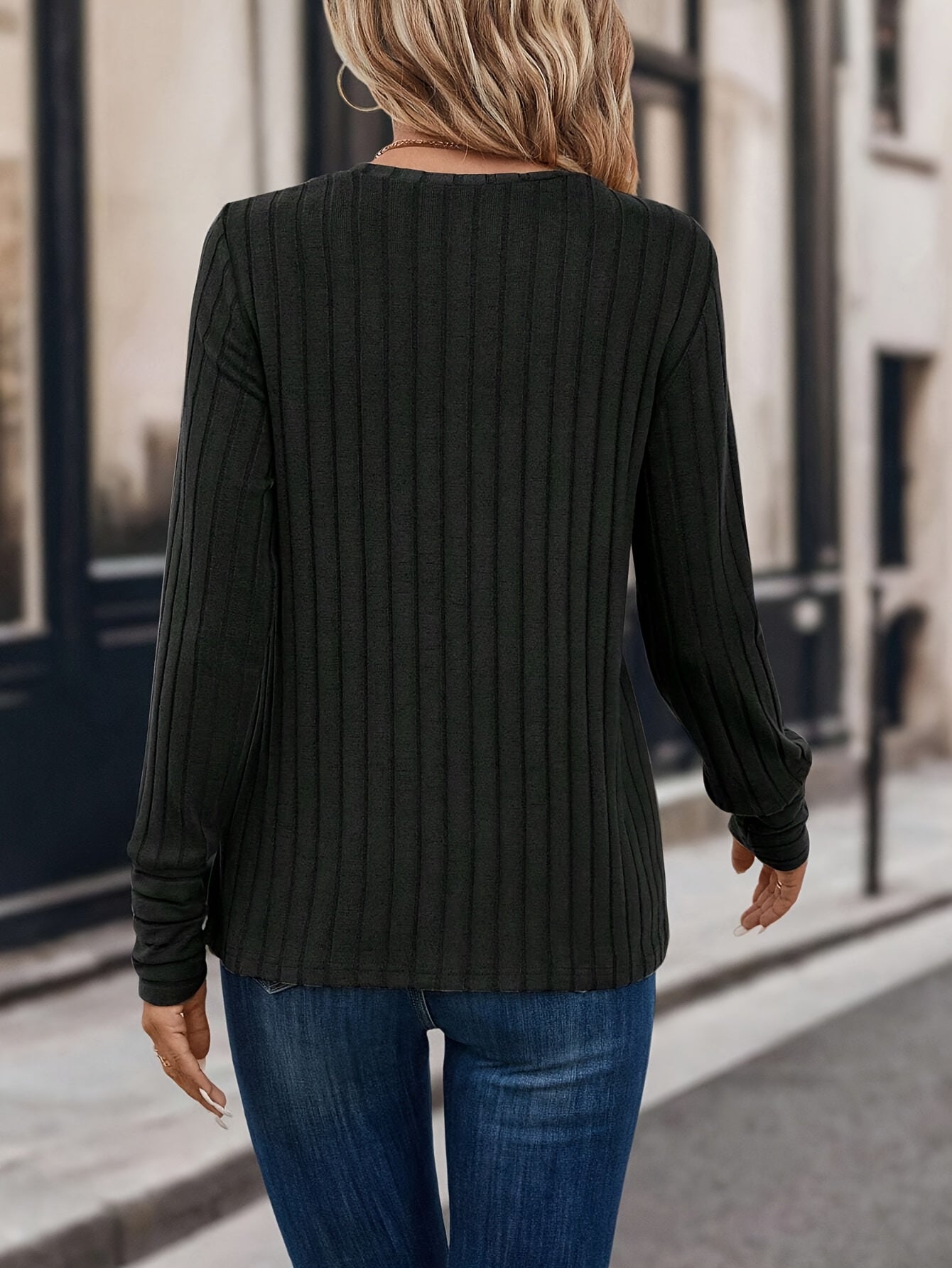 Maribel™ | minimalistischer gestreifter Pullover