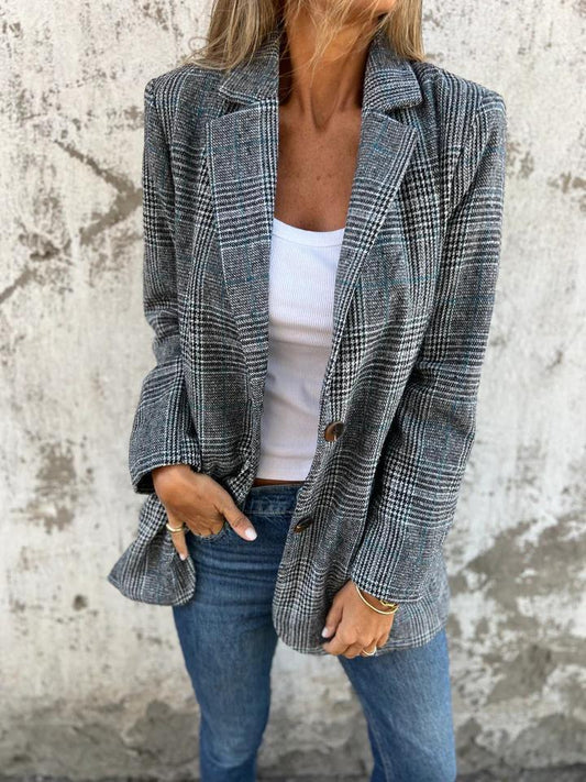 Clarette™ | lässiger karierter Blazer