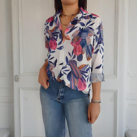 Neriah™ | chemise à imprimé plantes